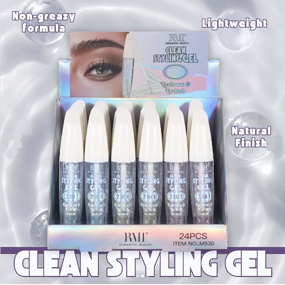 Romantic Beauty - Clean Styling Gel 2 IN 1 Eyebrow & Eyelash - TRUECOLOR WHOLESALE
