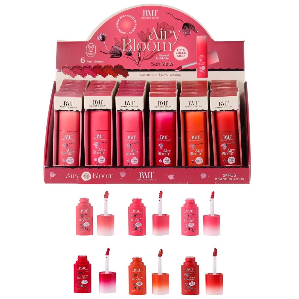 Romantic Beauty - Airy Bloom Lip & Cheek Mud Red (ML702 - HS) - TRUECOLOR WHOLESALE