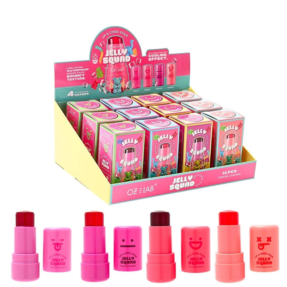 OZE LAB - Jelly Squad Cooling Lip and Cheek Stain - TRUECOLOR WHOLESALE