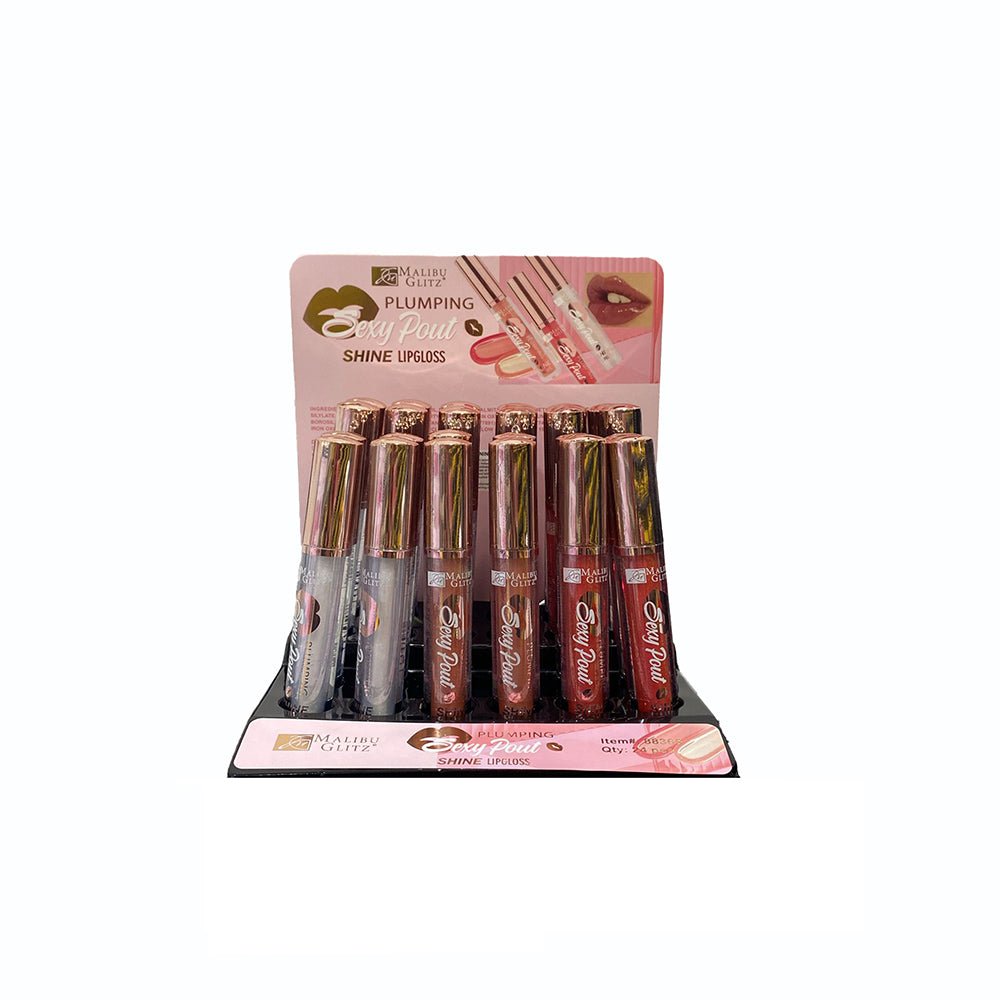 Malibu Glitz - Sexy Pout Shine Lipgloss - TRUECOLOR WHOLESALE