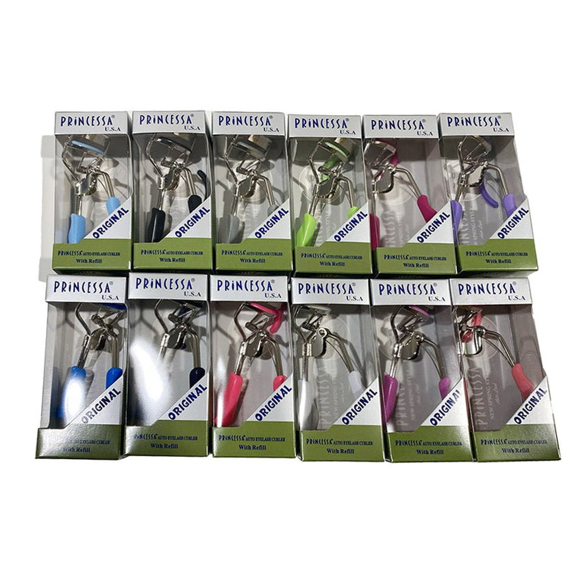Princessa - Eyelash Curler Assorted Colors - TRUECOLOR WHOLESALE