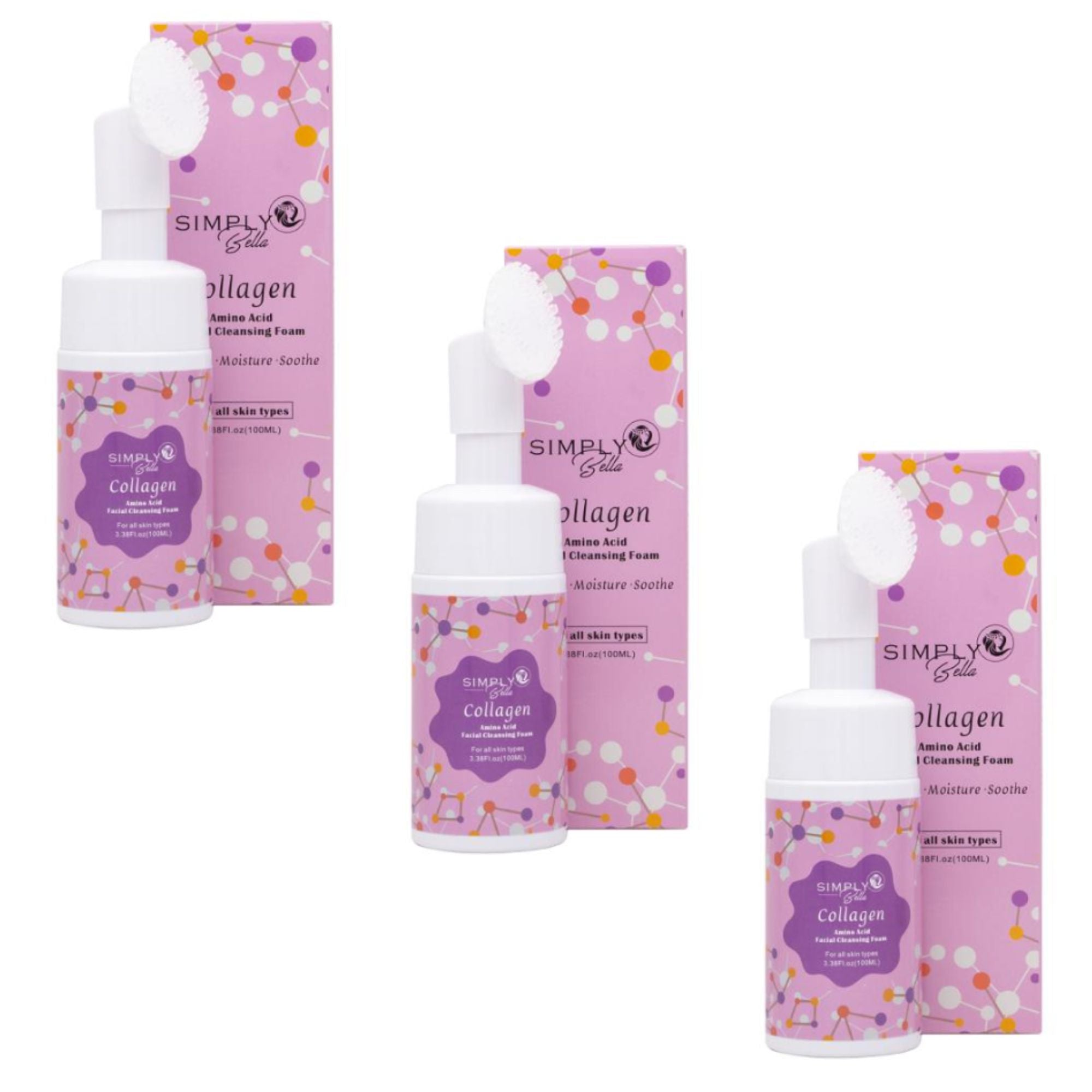 Simply Bella - Collagen Amino Acid Cleansing Foam - TRUECOLOR WHOLESALE