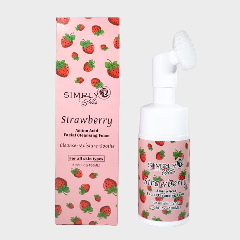 Simply Bella - Strawberry Amino Acid Cleansing Foam - TRUECOLOR WHOLESALE