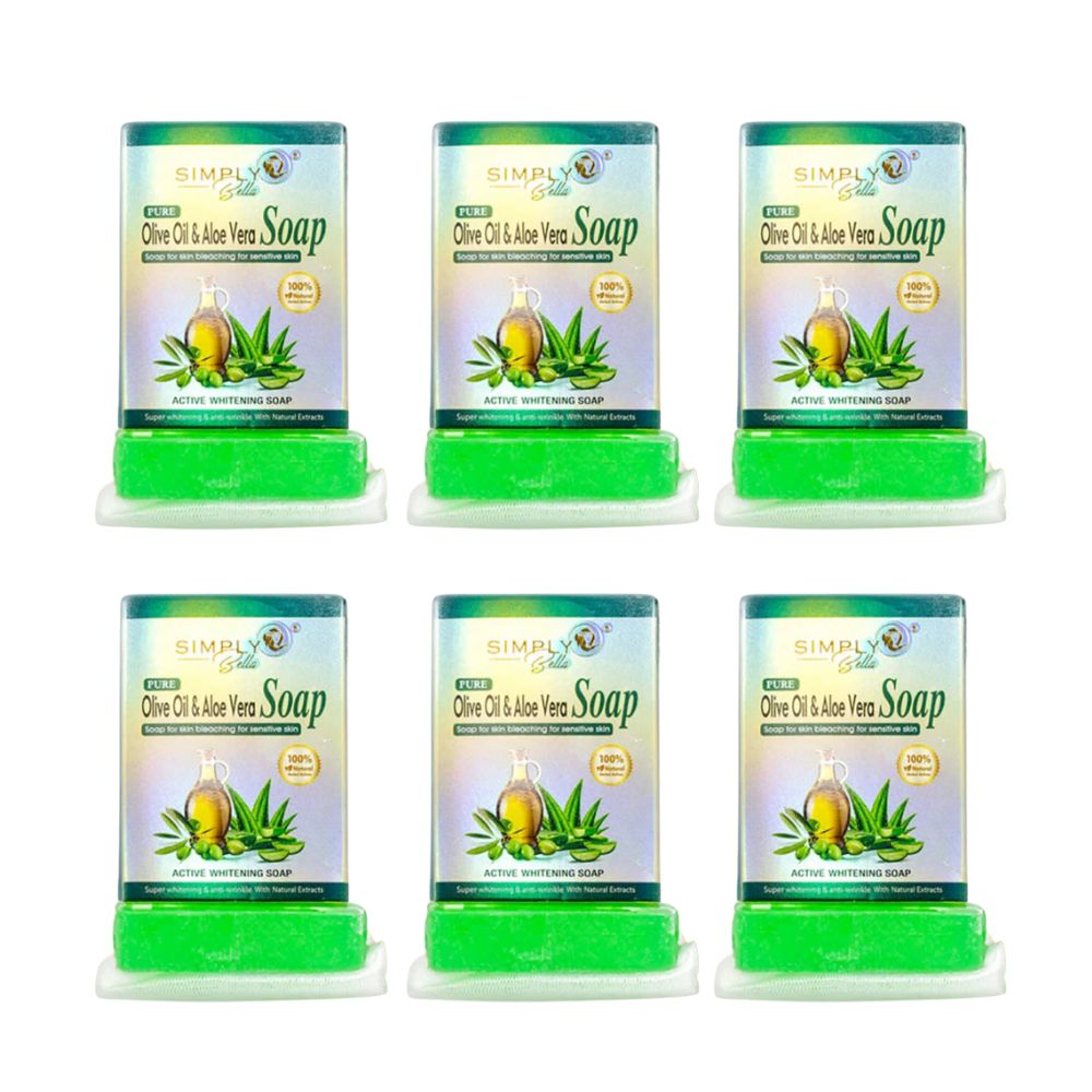 Simply Bella - Pure Olive Oil & Aloe Vera 100% Natural Soap W - G - 03 - TRUECOLOR WHOLESALE