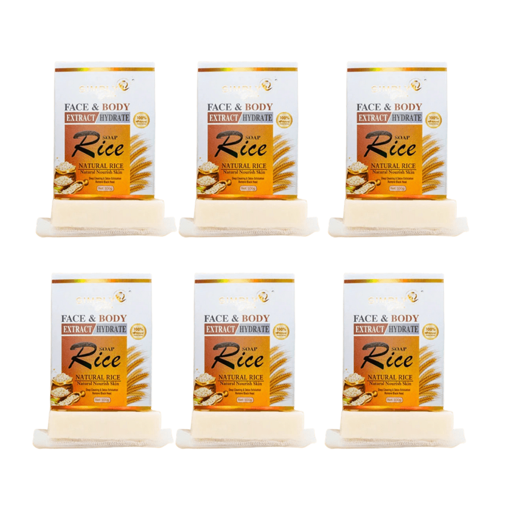 Simply Bella - Rice Natural Nourish 100% Natural Soap (Jabon) W - G - 04 - TRUECOLOR WHOLESALE