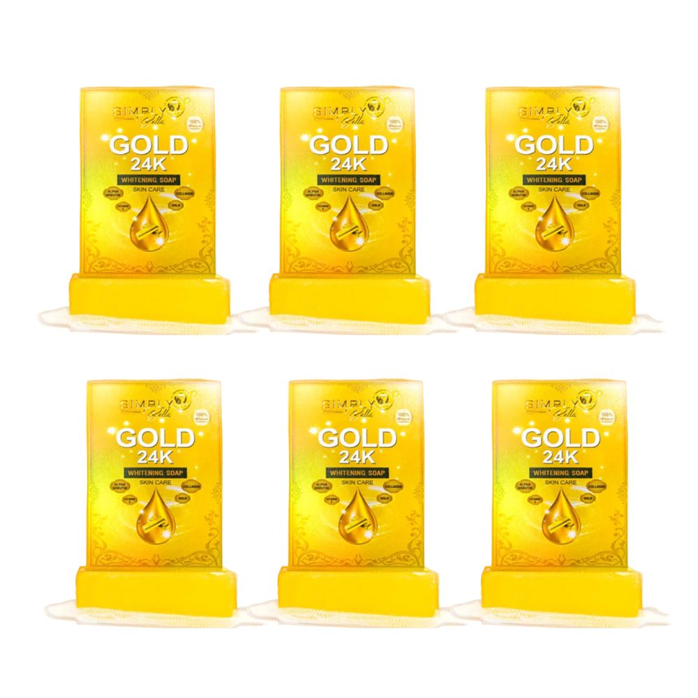 Simply Bella - 24K Gold Whitening 100% Natural Soap W - G - 03 - TRUECOLOR WHOLESALE