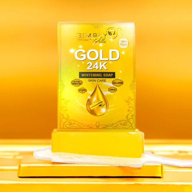 Simply Bella - 24K Gold Whitening 100% Natural Soap W - G - 03 - TRUECOLOR WHOLESALE