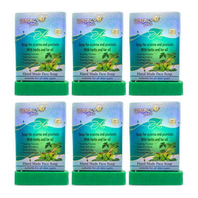 Simply Bella - Eczema And Psoriasis With Herbs and Tar Oil 100% Natural Soap W - G - 04 - TRUECOLOR WHOLESALE