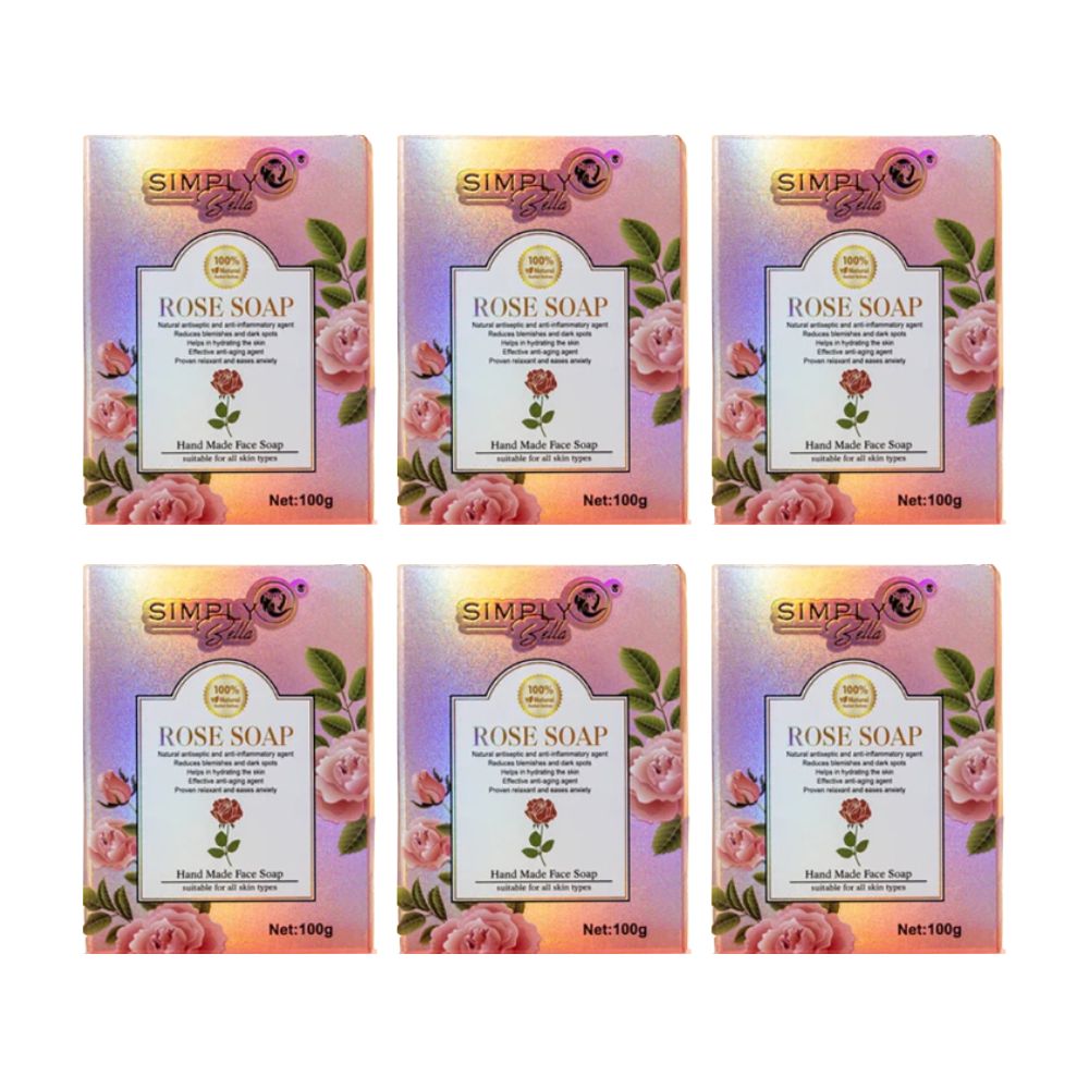 Simply Bella - Rose Soap 100% Natural Soap W - G - 03 - TRUECOLOR WHOLESALE