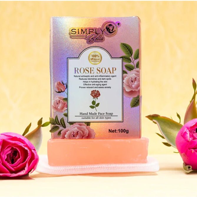 Simply Bella - Rose Soap 100% Natural Soap W - G - 03 - TRUECOLOR WHOLESALE