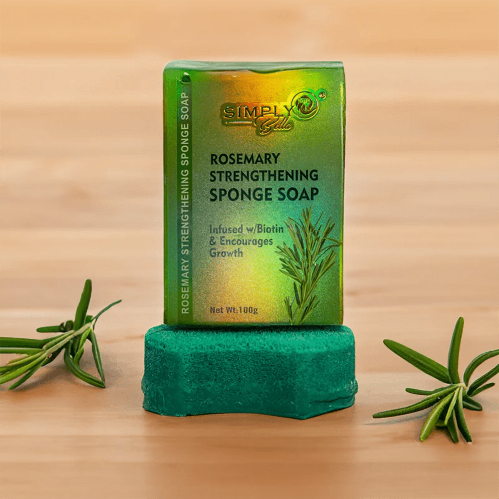 Simply Bella - Rosemary Strengthening Sponge Soap (Jabon) W - G - 04 - TRUECOLOR WHOLESALE