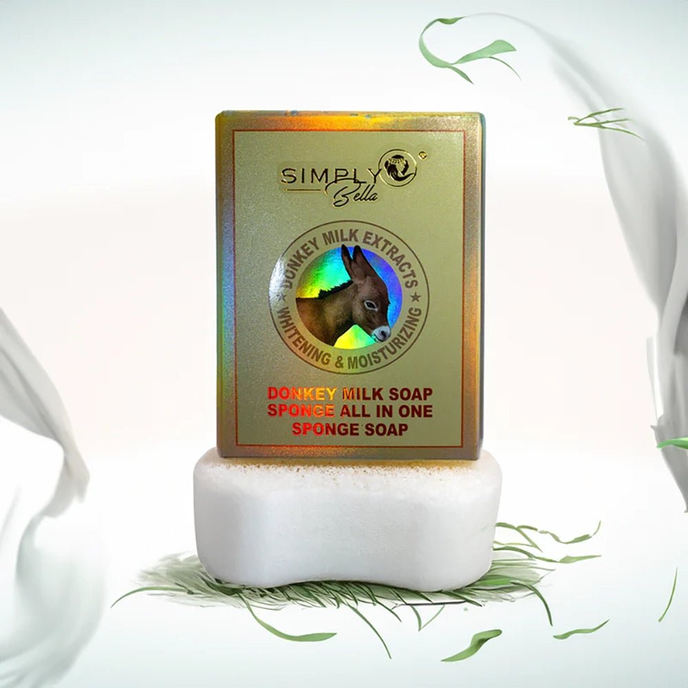 Simply Bella - Donkey Milk Sponge Soap (Jabon) W - G - 03 - TRUECOLOR WHOLESALE