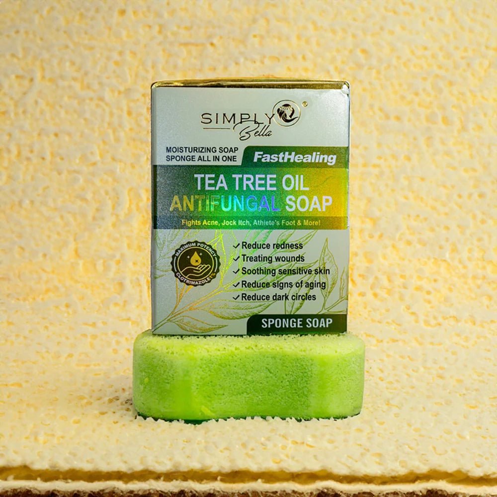 Simply Bella - Tea Tree Oil Antifungal Sponge Soap (Jabon) W - G - 04 - TRUECOLOR WHOLESALE