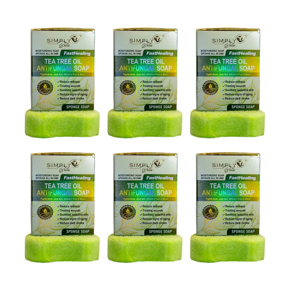 Simply Bella - Tea Tree Oil Antifungal Sponge Soap (Jabon) W - G - 04 - TRUECOLOR WHOLESALE