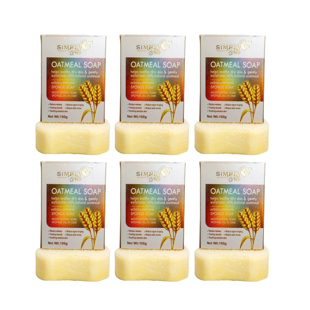 Simply Bella - Natural Oatmeal Sponge Soap W - G - 04 - TRUECOLOR WHOLESALE