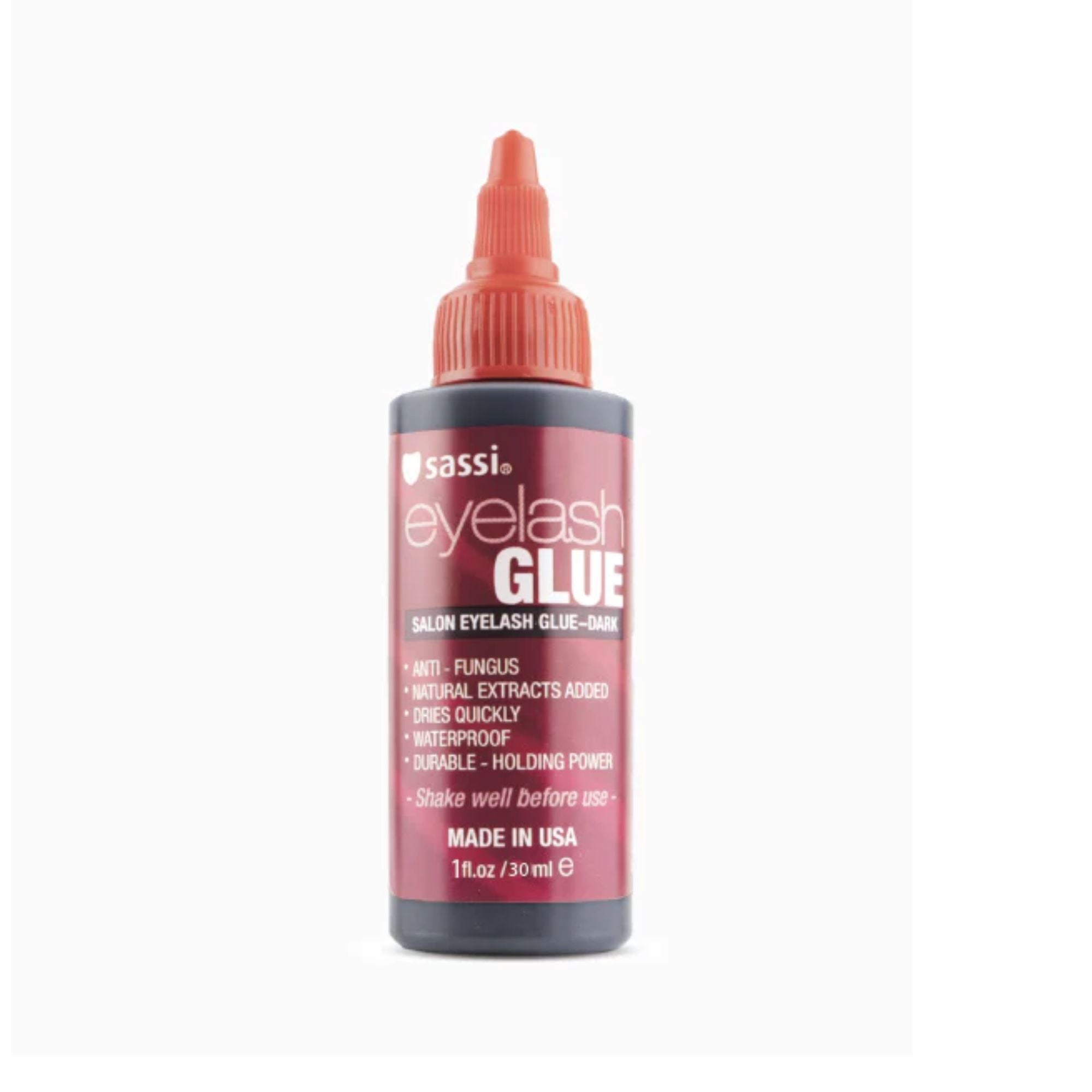 Sassi - Eyelash Glue Dark, 1oz | 30ml - TRUECOLOR WHOLESALE