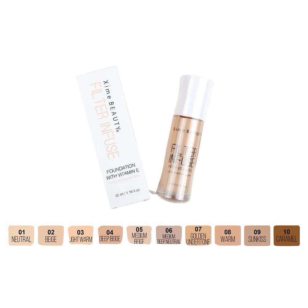 Xime Beauty - Filter Infuse Foundation With Vitamin E - TRUECOLOR WHOLESALE