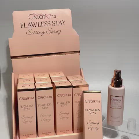 Load video: Beauty Creation - Flawless stay setting spray