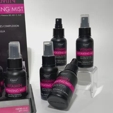 Load video: Giovi - Matte Finish Makeup Setting Spray