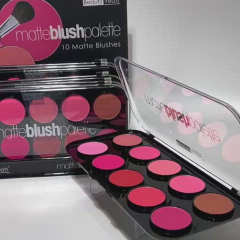 Load video: Beauty Treats - Matte Blush Palette