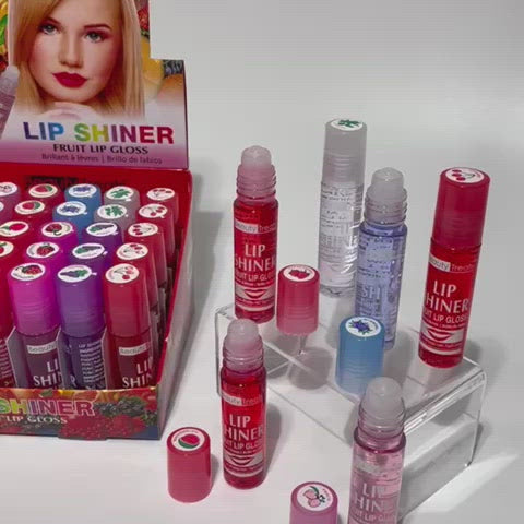 Load video: Beauty Treats - Lip Shiner Fruit Lip Gloss