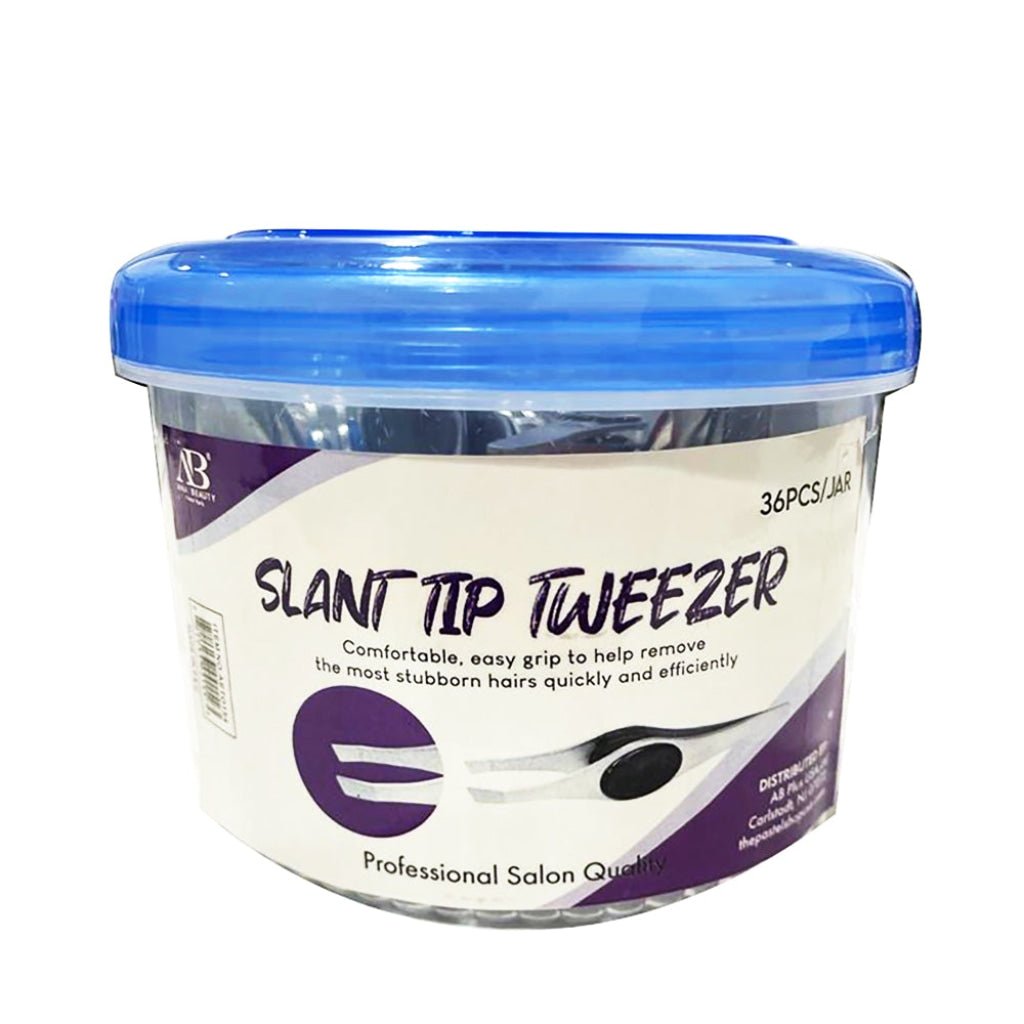 Ana Beauty - Slant Tip Tweezer Jar (AET0154) - TRUECOLOR WHOLESALE