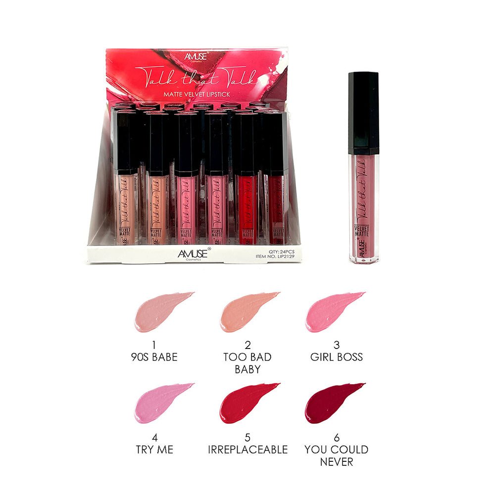 Amuse - Talk that Talk Matte Velvet Lipstick - TRUECOLOR WHOLESALE