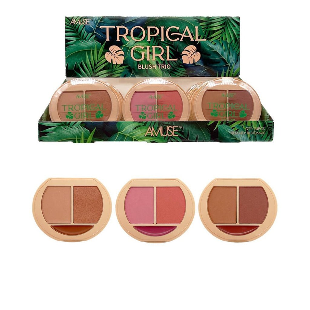 Amuse - Tropical Girl Blush Trio - TRUECOLOR WHOLESALE