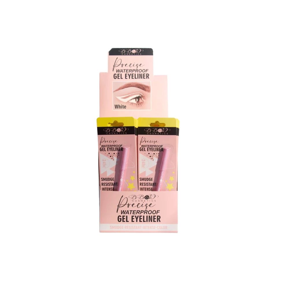 BB&W - Precise Waterproof Gel Eyeliner White - TRUECOLOR WHOLESALE