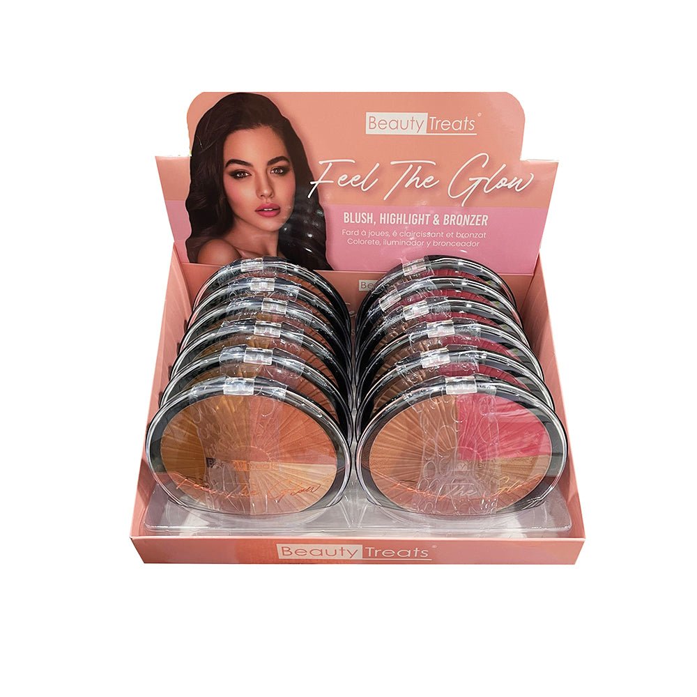 Beauty Treats - Feel The Glow Blush, Highlight & Bronzer - TRUECOLOR WHOLESALE