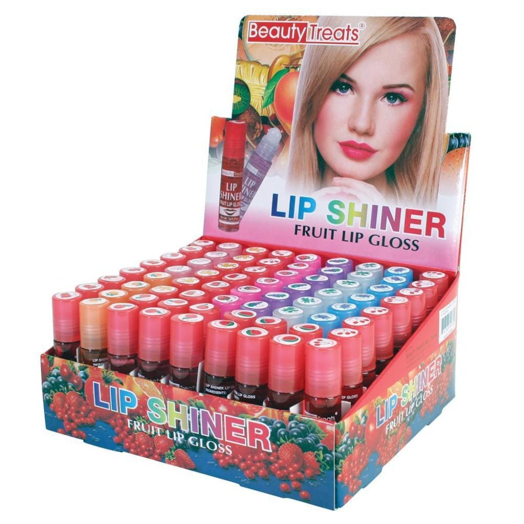 Beauty Treats - Lip Shiner Fruit Lip Gloss (72pcs) - TRUECOLOR WHOLESALE