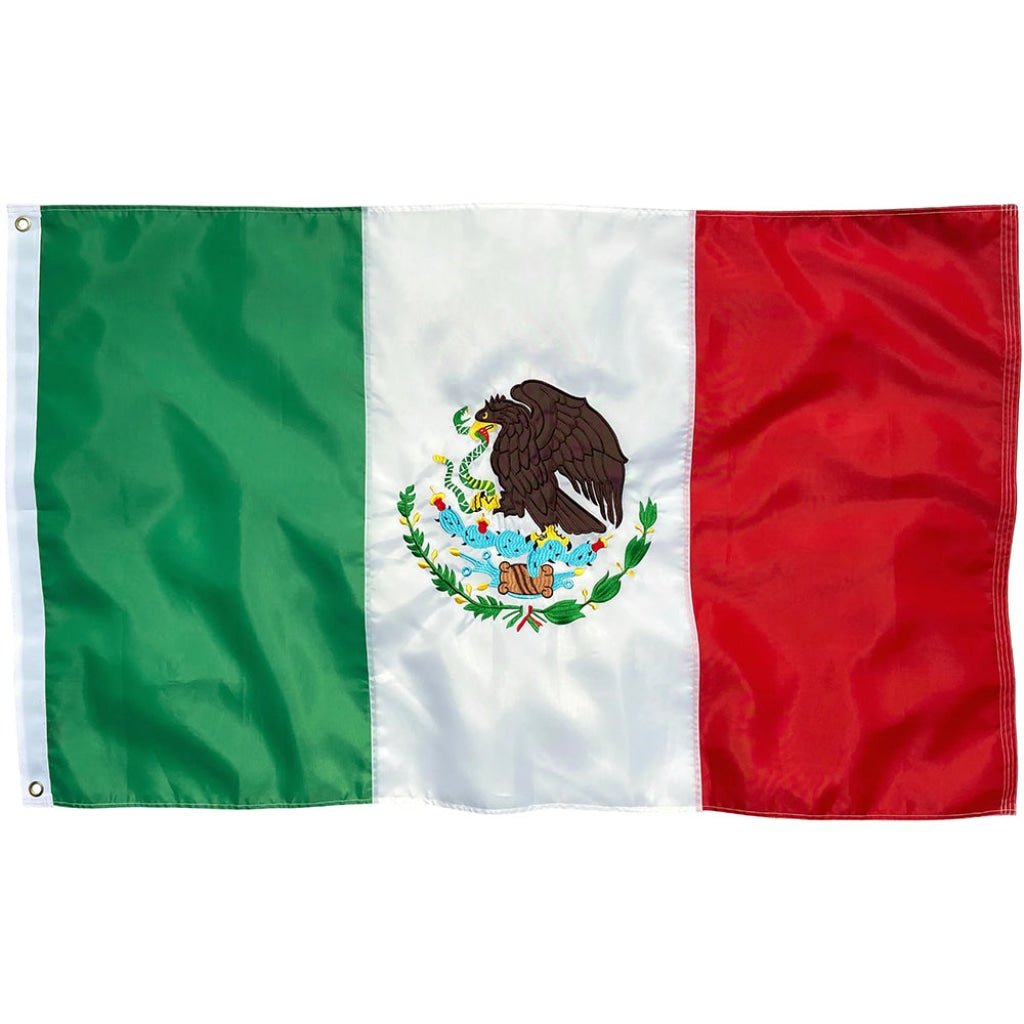 MEXICAN BIG FLAG 3x5 feet - TRUECOLOR WHOLESALE