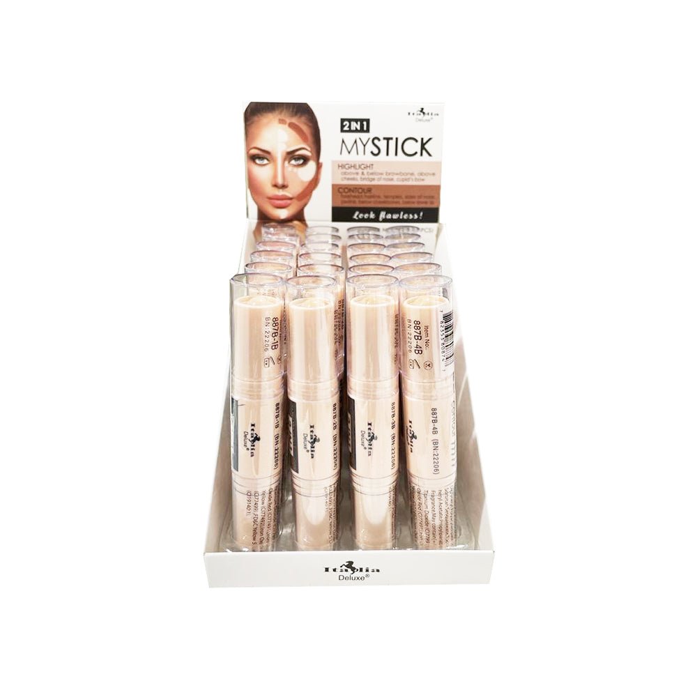 Italia Deluxe - 2 IN 1 My Stick - Highlight and Contour - TRUECOLOR WHOLESALE