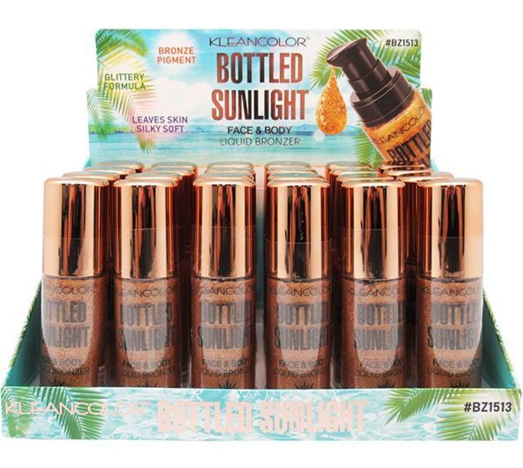 Kleancolor - Bottled Sunlight - Face & Body Liquid Bronzer - TRUECOLOR WHOLESALE