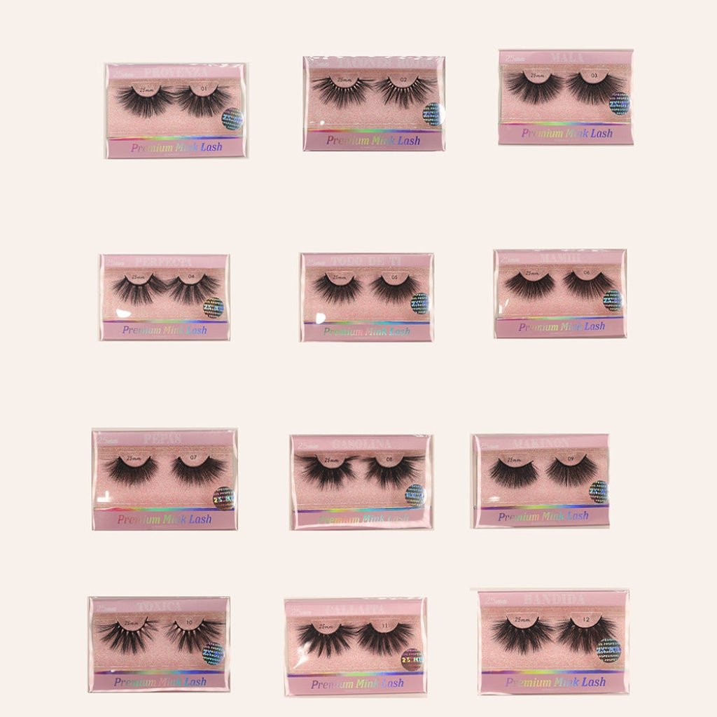 Makeupdepot - Premium Mink Lash 25mm - TRUECOLOR WHOLESALE