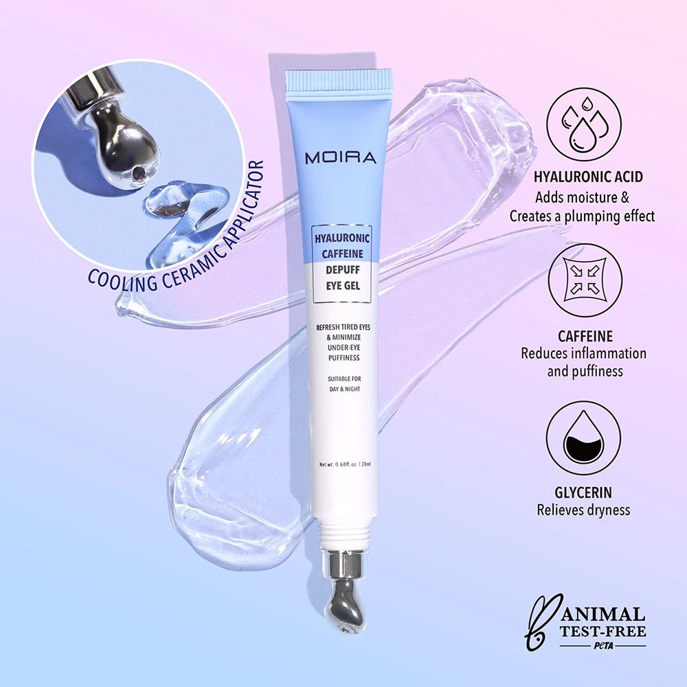 Moira - Hyaluronic Caffeine Depuff Eye Gel - TRUECOLOR WHOLESALE