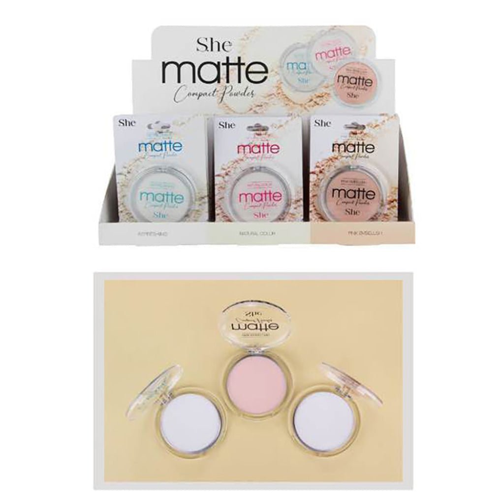 S.HE - Matte Compact Setting Powder - TRUECOLOR WHOLESALE