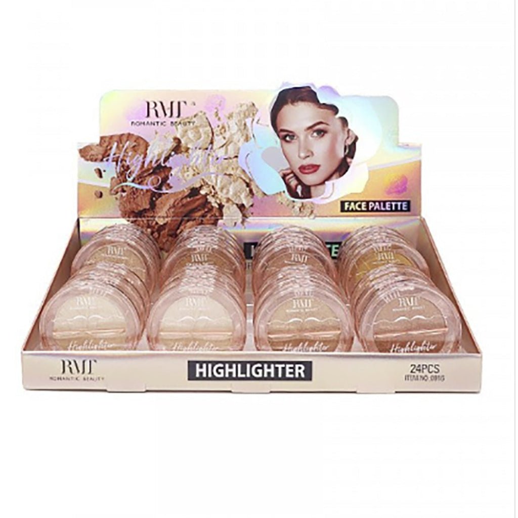 Romantic Beauty - Highlighter Face Palette - TRUECOLOR WHOLESALE