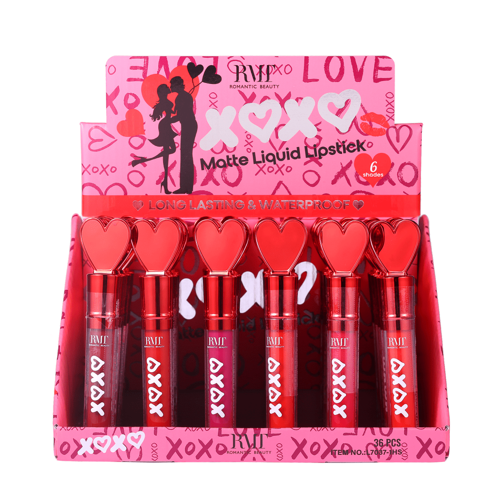 Romantic Beauty - XOXO Matte Liquid Lipstick - Red - TRUECOLOR WHOLESALE