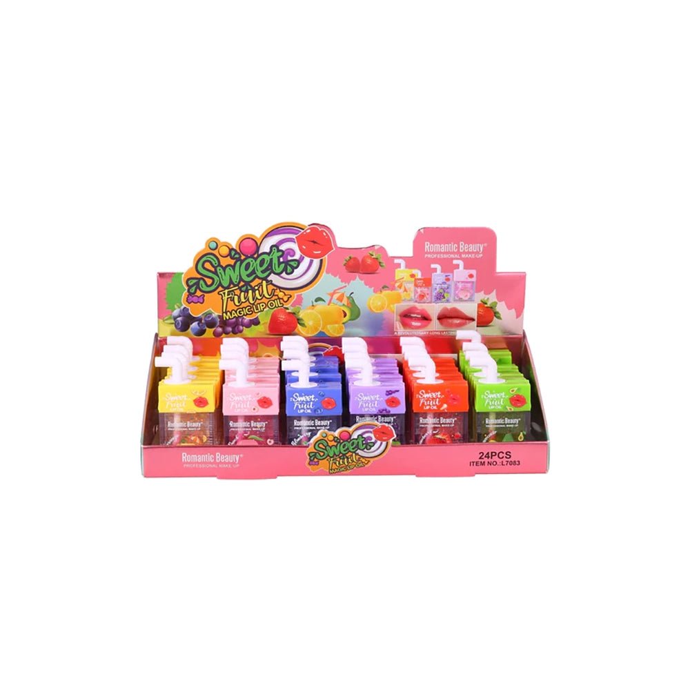 ROMANTIC BEAUTY - Sweet Fruit Juice Magic Lip Oil - TRUECOLOR WHOLESALE