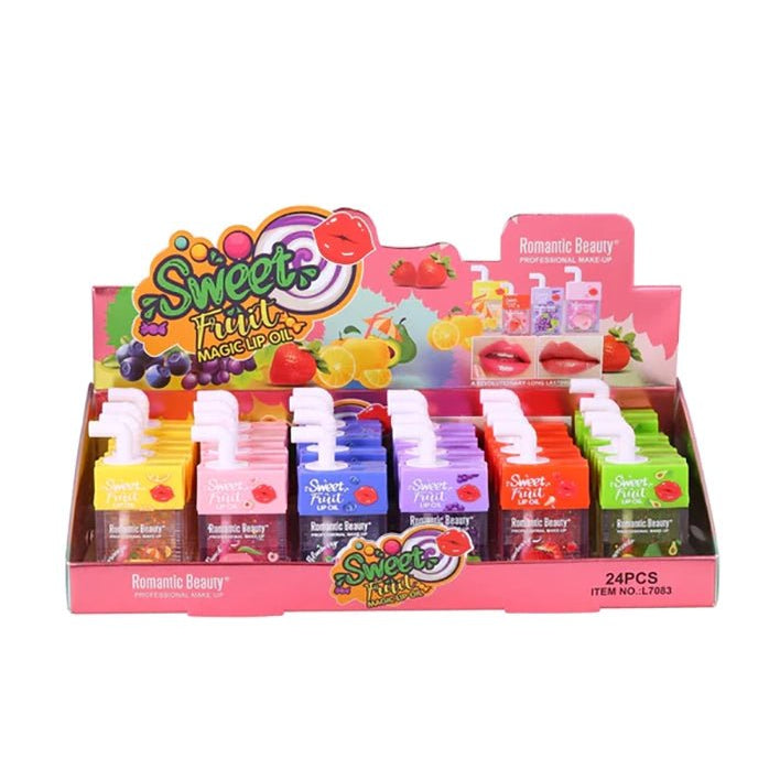 ROMANTIC BEAUTY - Sweet Fruit Juice Magic Lip Oil - TRUECOLOR WHOLESALE