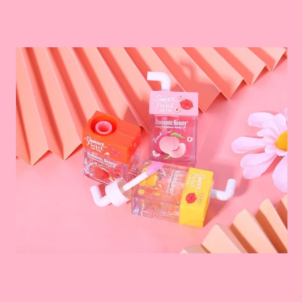 ROMANTIC BEAUTY - Sweet Fruit Juice Magic Lip Oil - TRUECOLOR WHOLESALE