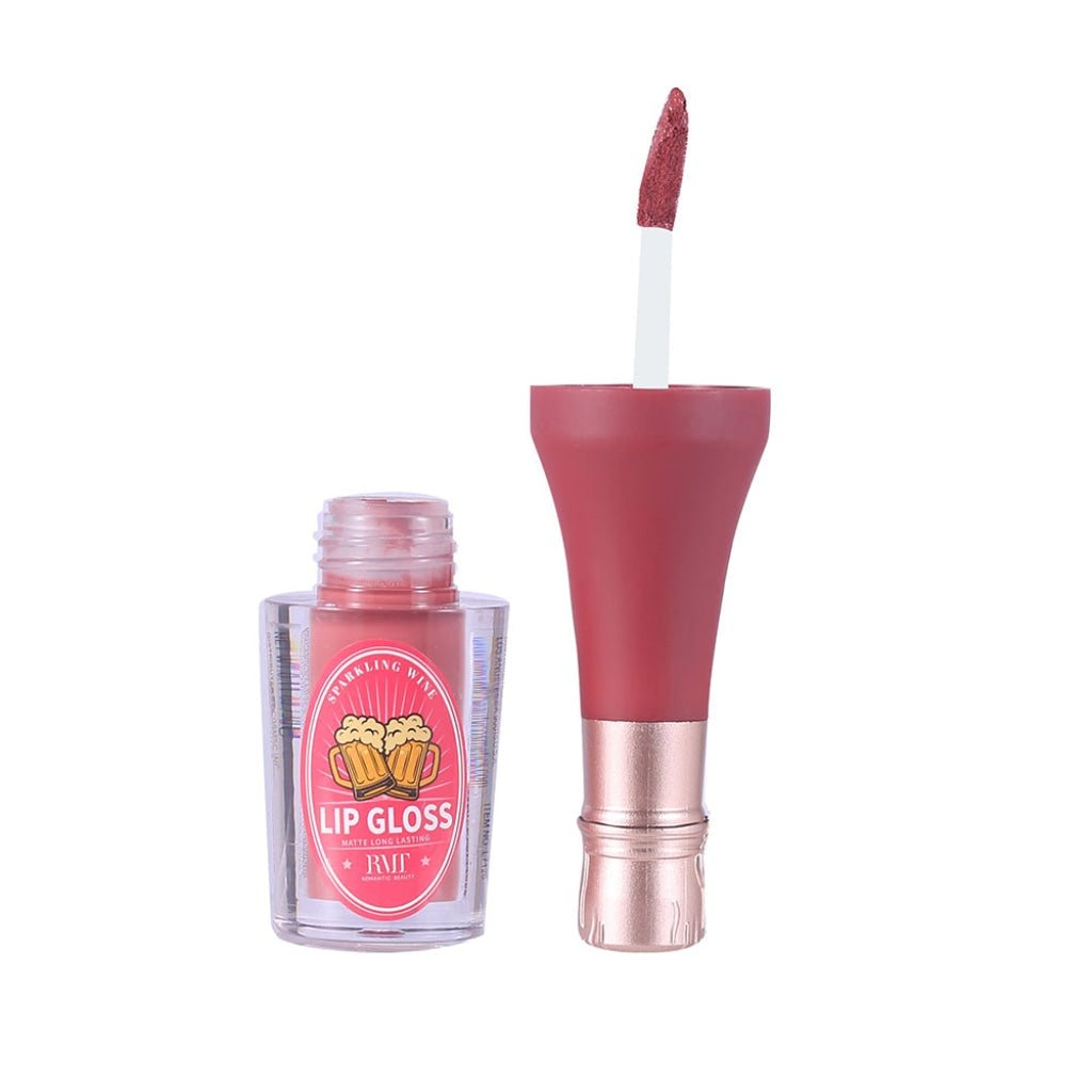 ROMANTIC BEAUTY - POP A BOTTLE Matte Liquid Lipstick Nude - TRUECOLOR WHOLESALE
