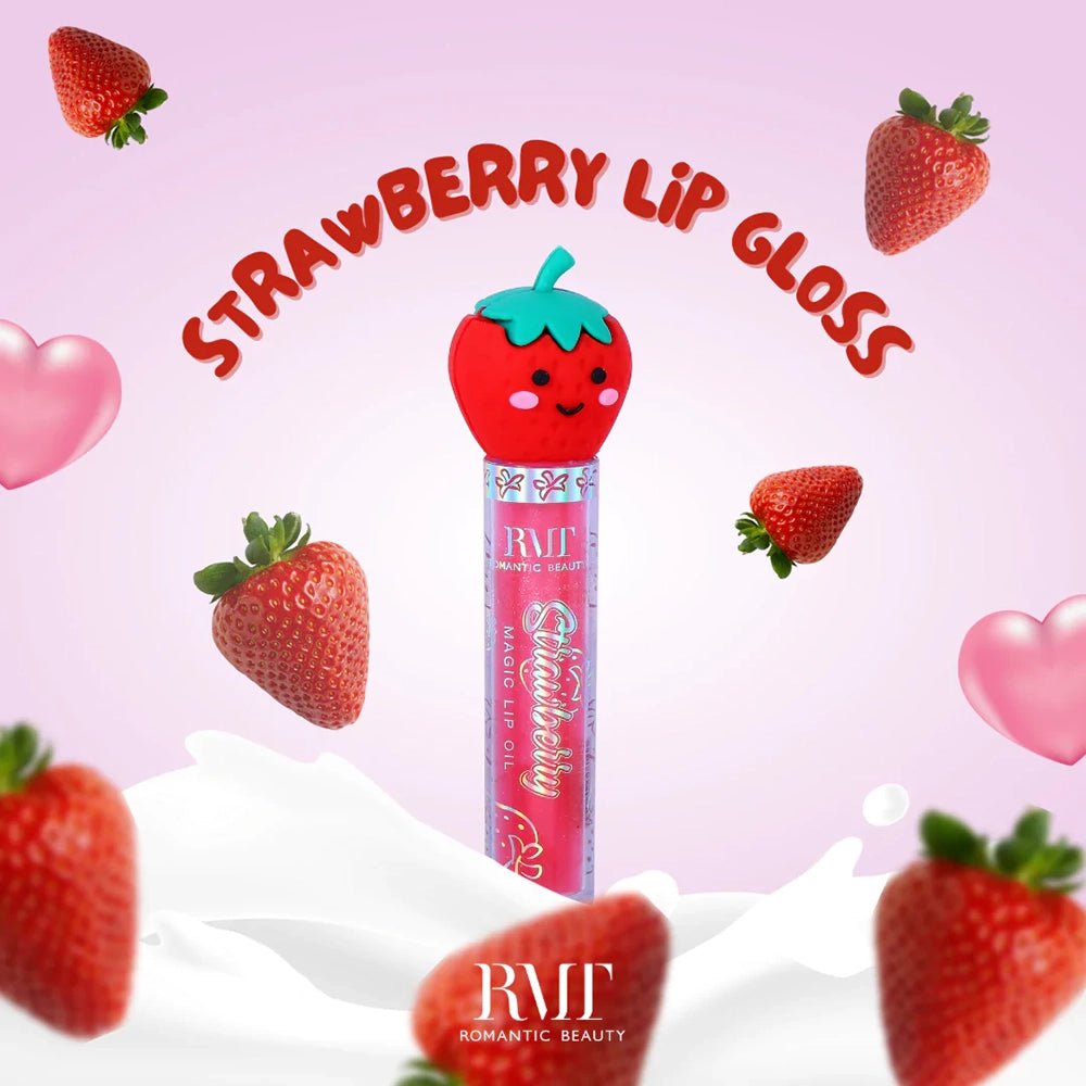 ROMANTIC BEAUTY - Strawberry Magic Lip Gloss - TRUECOLOR WHOLESALE