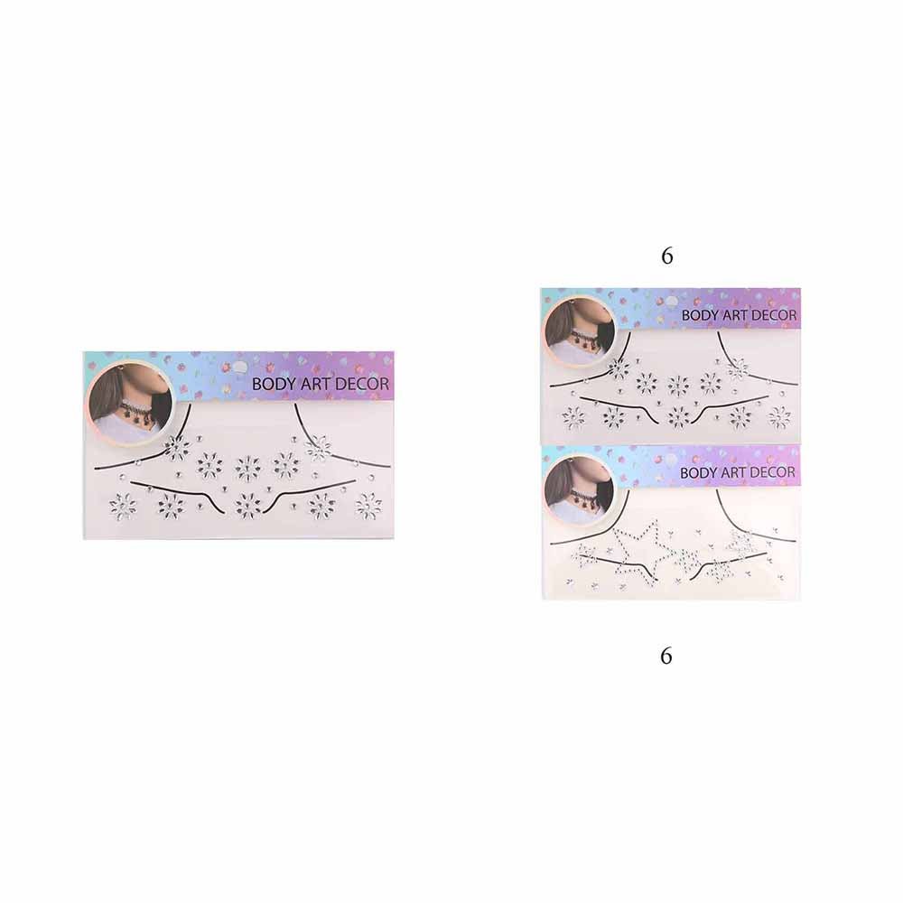 Body Art Jewels Sticker (DNV - 1092C) W - A - 05 - TRUECOLOR WHOLESALE