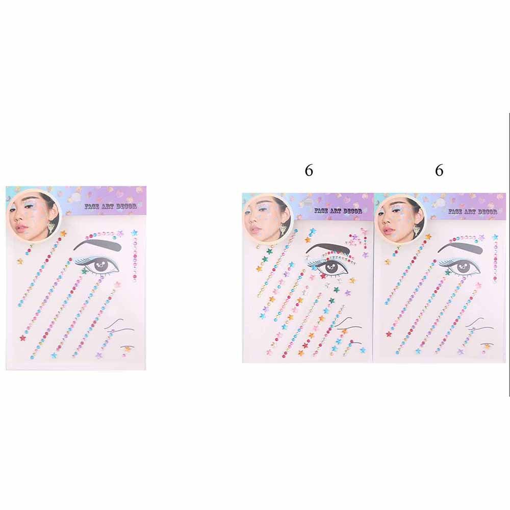 Face Art Jewels Sticker (DNV - 1096M) W - A - 05 - TRUECOLOR WHOLESALE