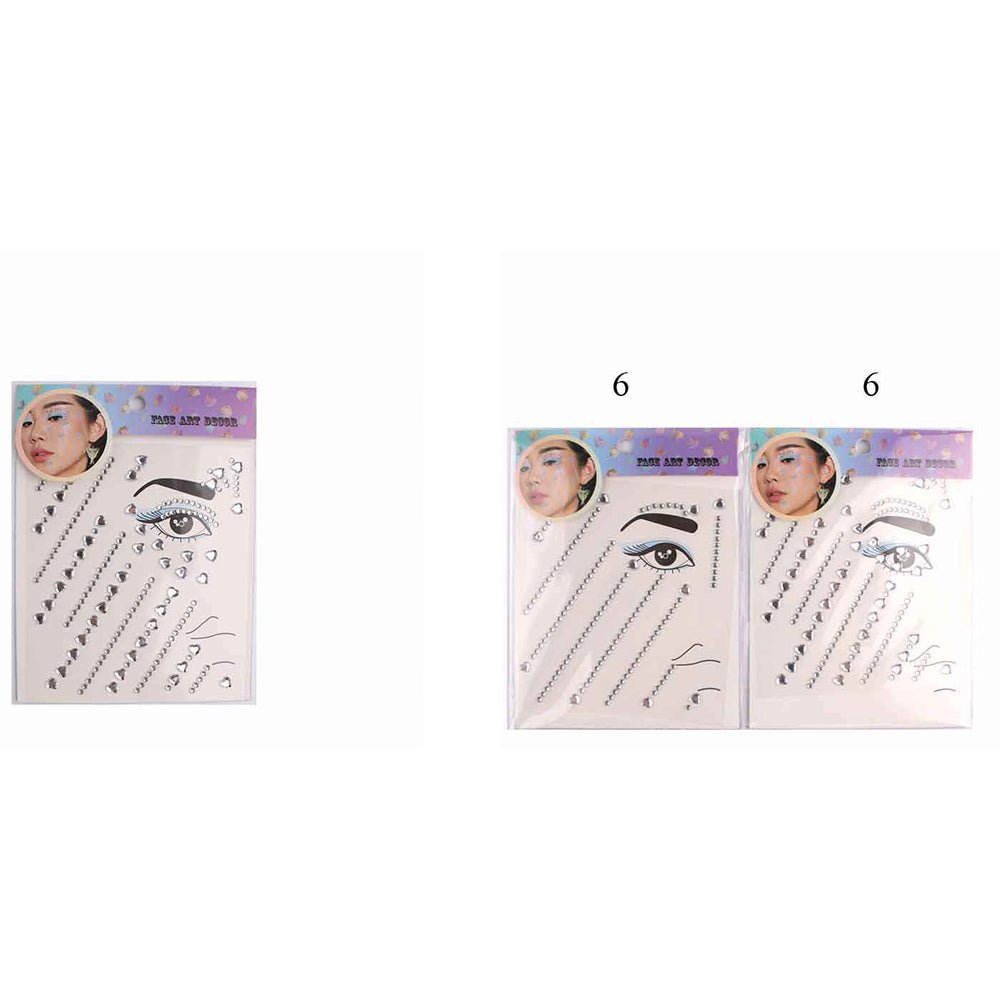 Face Art Jewels Sticker (DNV - 1095C) W - A - 05 - TRUECOLOR WHOLESALE