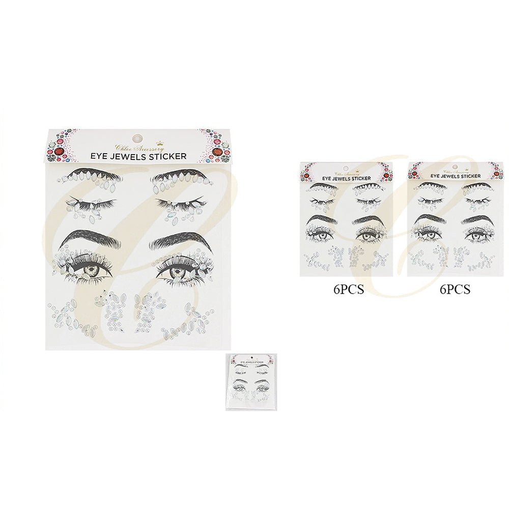 Eye Jewels Sticker (SNT - 1297) W - A - 05 - TRUECOLOR WHOLESALE